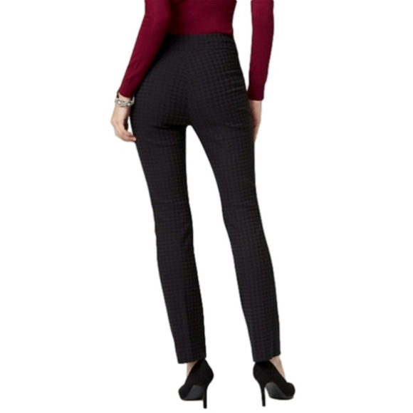 LE Chateau Modern Fit Straight Leg Pant Houndsooth Pattern - Picture 4 of 13